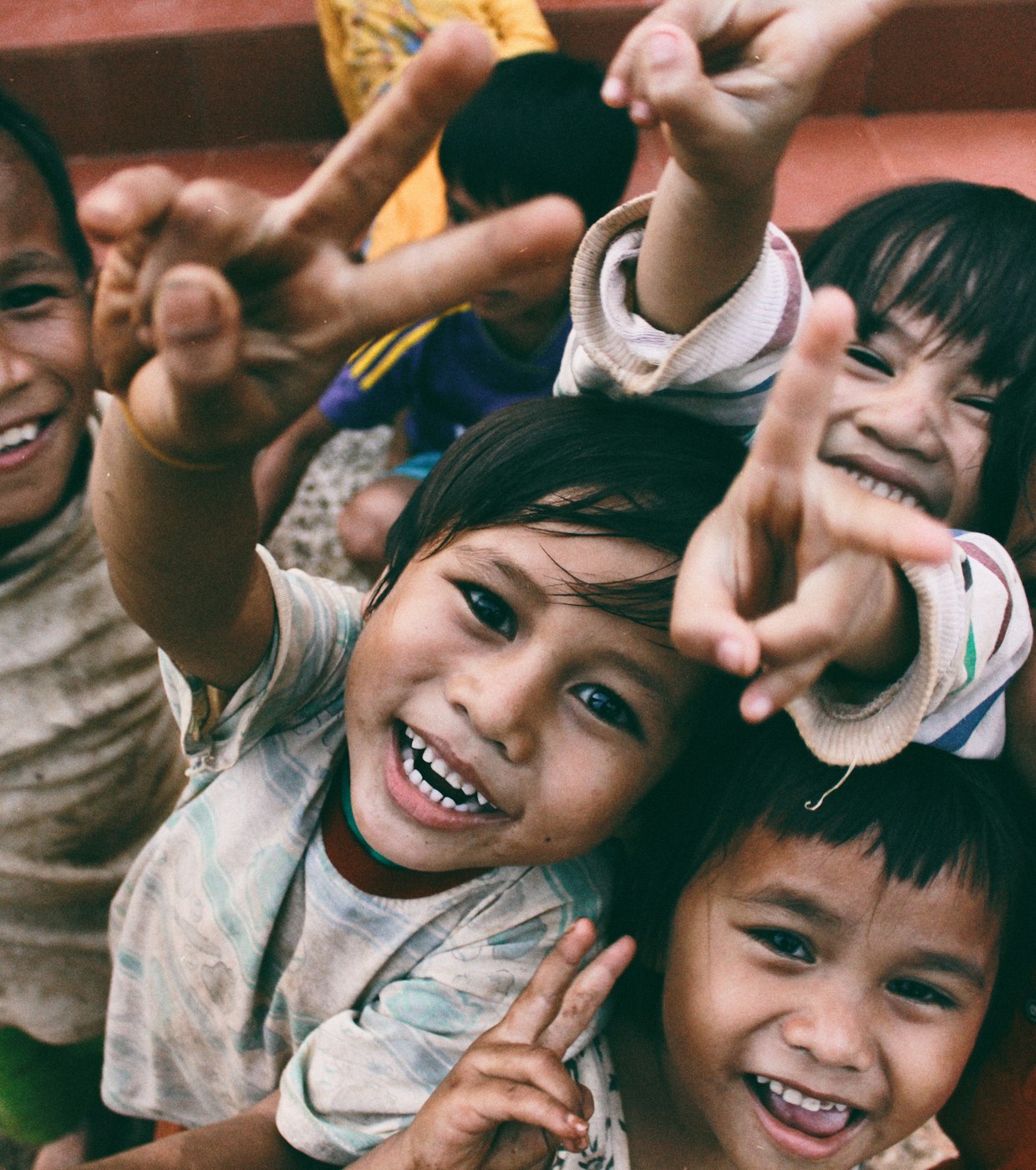 Children from a community supported by Bharoth Group welfare work